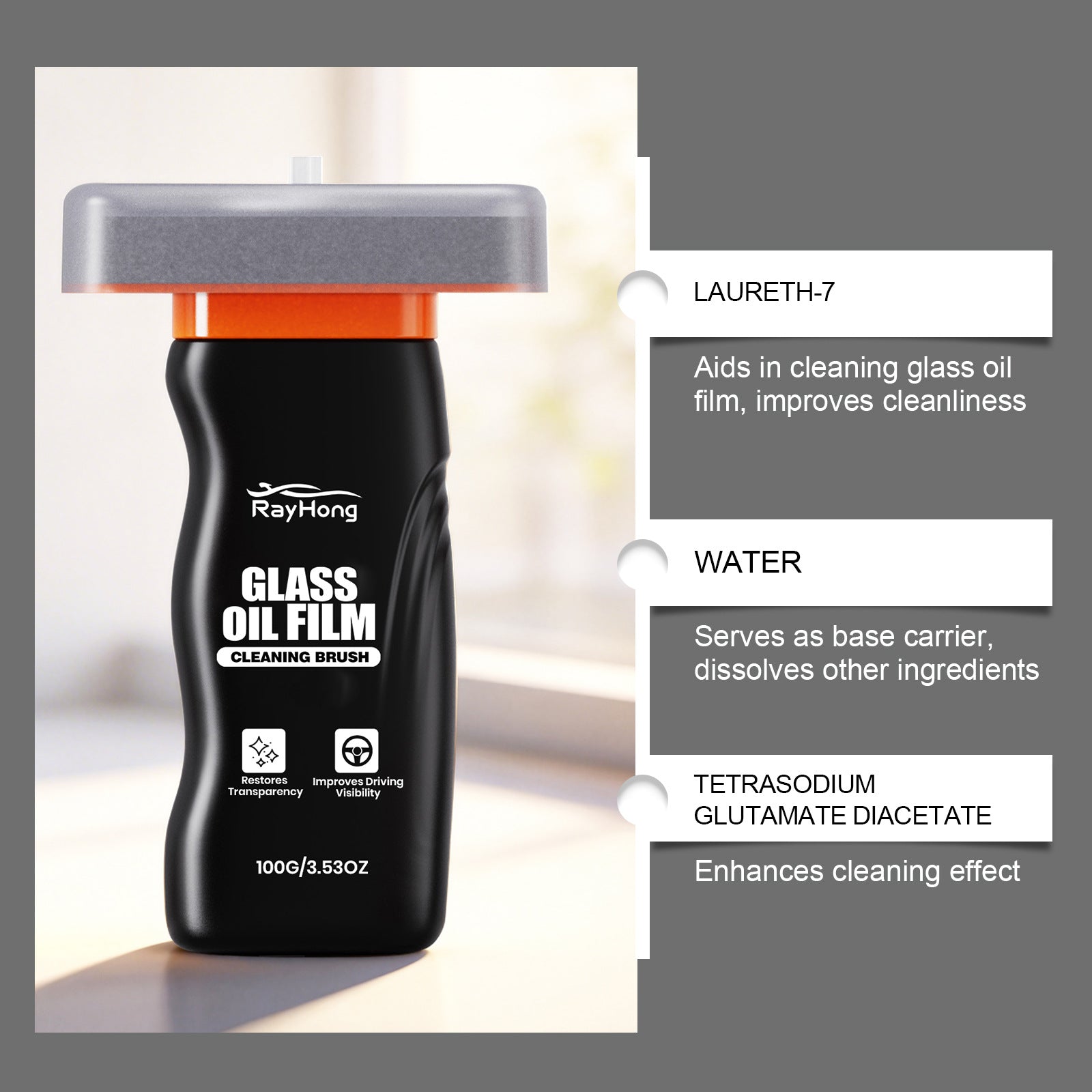 Autoglas-Ölfilm-Reinigungsbürste