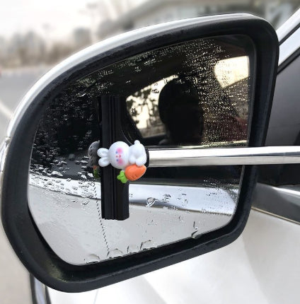 Ausziehbarer Auto-Rückspiegelwischer – tragbarer Regen- und Glasreiniger