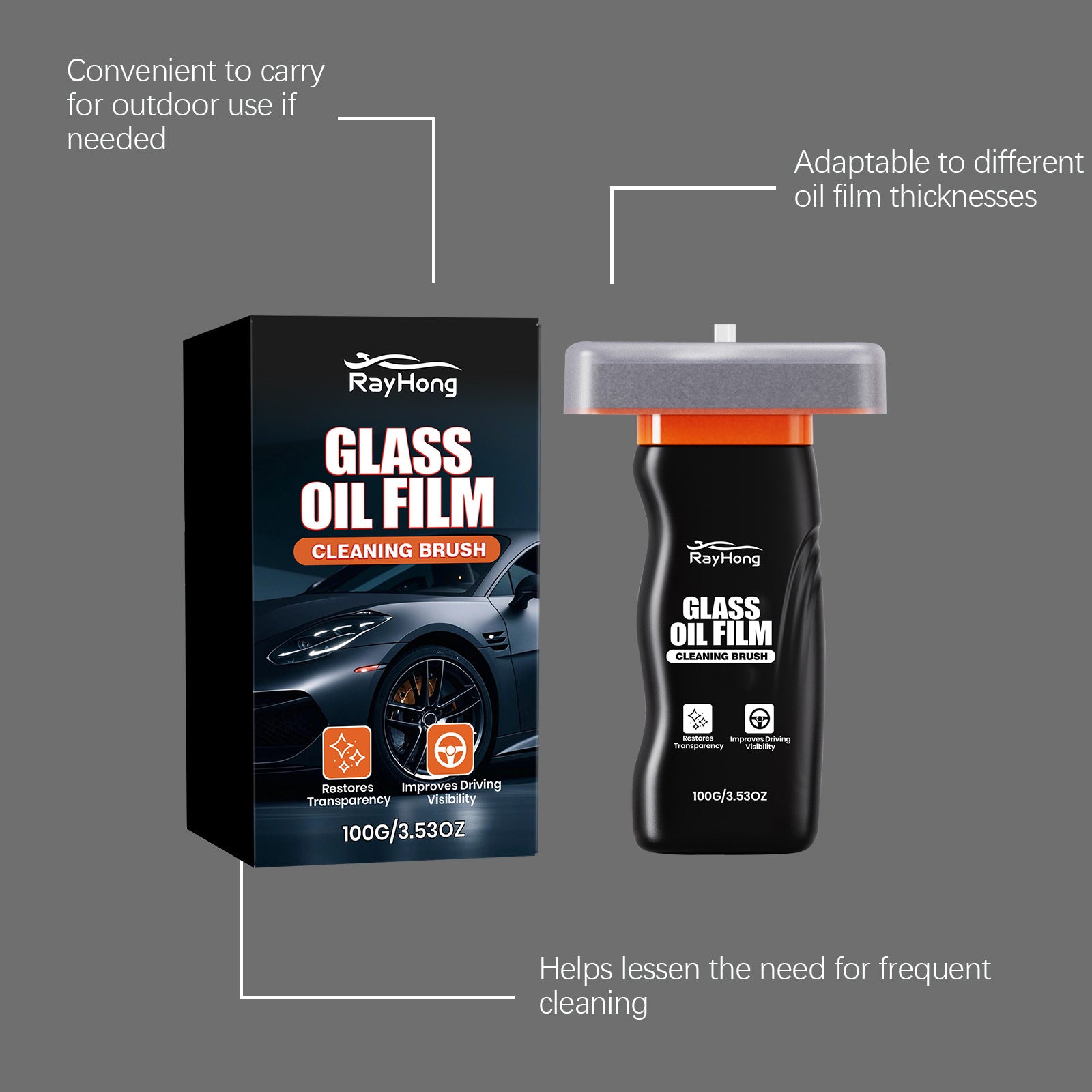 Autoglas-Ölfilm-Reinigungsbürste