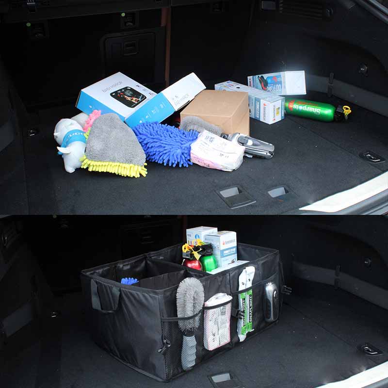 Faltbare Aufbewahrungsbox für große Taschen – fürs Auto