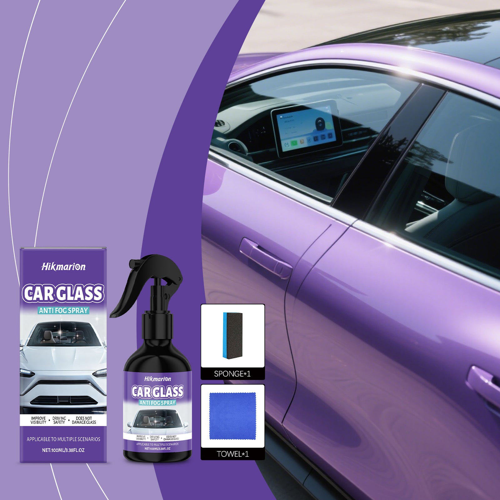 Anti-Beschlag-Spray fürs Auto