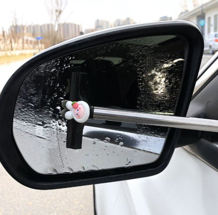 Ausziehbarer Auto-Rückspiegelwischer – tragbarer Regen- und Glasreiniger