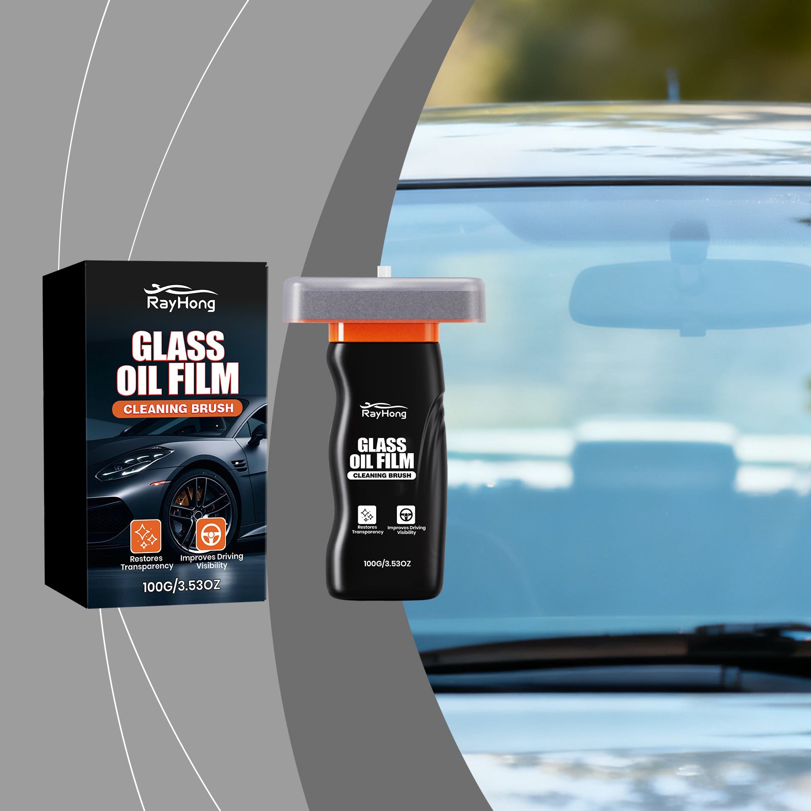 Autoglas-Ölfilm-Reinigungsbürste